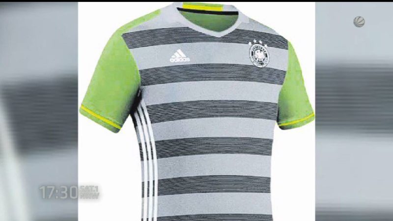 Das soll das DFB-Ausweichtrikot sein? (Foto: SAT.1 NRW)