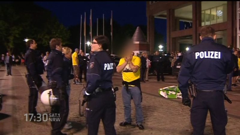 Prozess nach Sturm auf Rathaus (Foto: SAT.1 NRW)