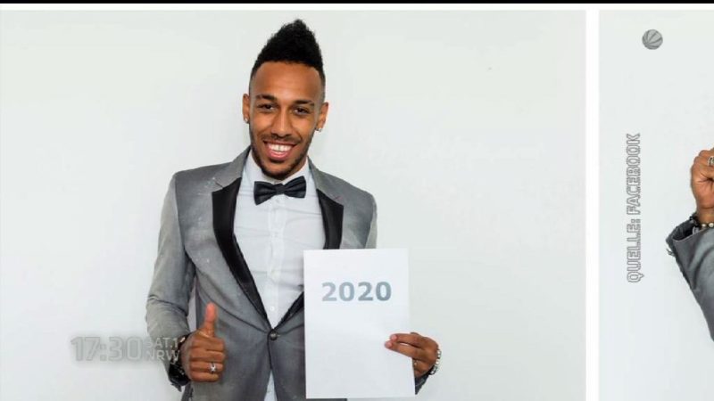 Aubameyang verlängert beim BVB (Foto: SAT.1 NRW)