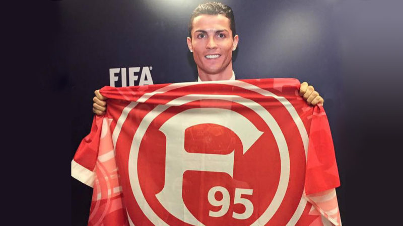Ronaldo zu Fortuna Düsseldorf? (Foto: Julius Ehlert)