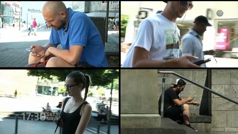 Volkskrankheit Handynacken (Foto: SAT.1 NRW)