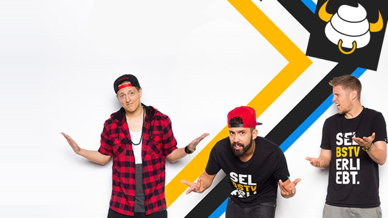 Internet-Stars lassen sich feiern (Foto: Facebook/bullshit.tv)