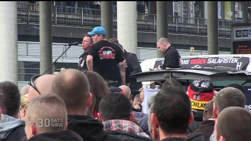 Haft für Krawallmacher (Foto: SAT.1 NRW)