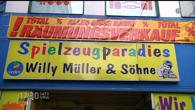 Letzter Spielzeugladen in Wuppertal dicht (Foto: SAT.1 NRW)