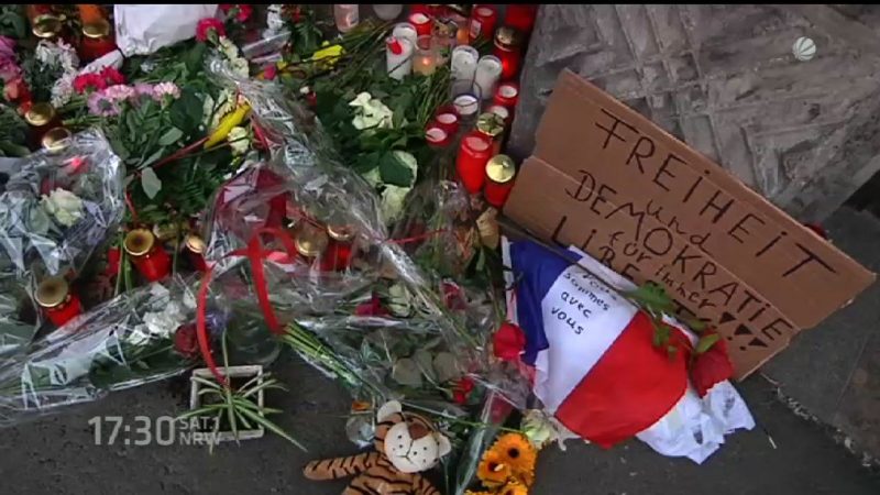 NRW nach den Anschlägen von Paris (Foto: SAT.1 NRW)