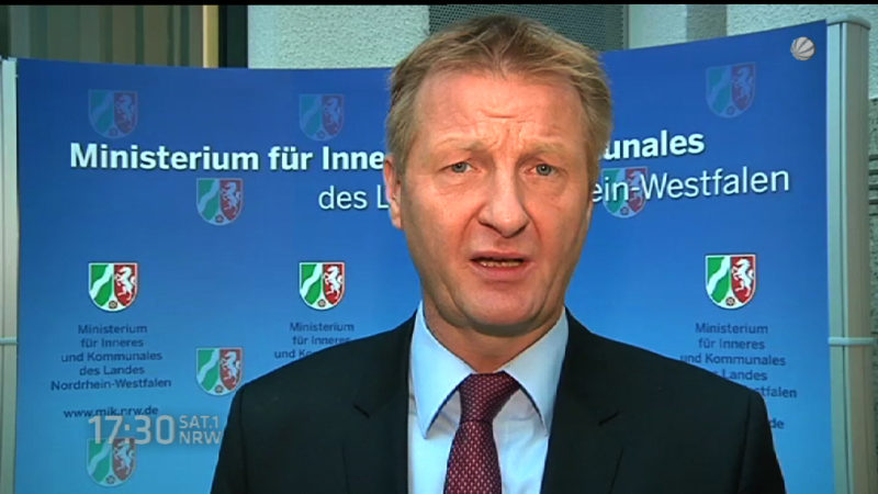 NRW-Innenminister Jäger zu Entlastungen bei Kommunen (Foto: SAT.1 NRW)
