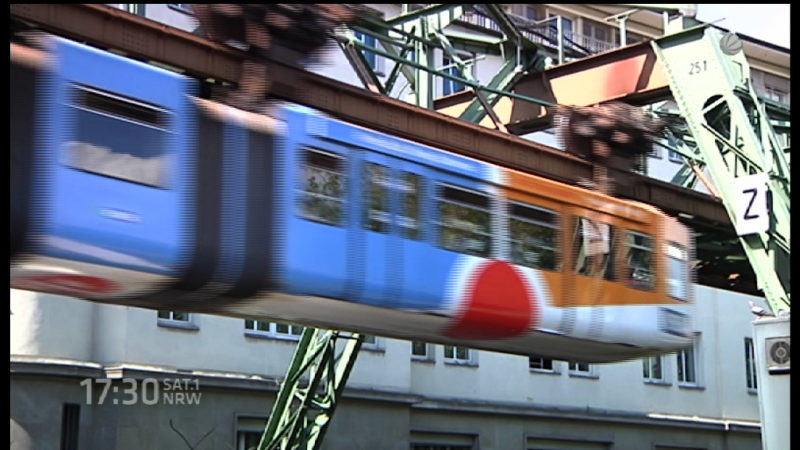 Gewinner der Schwebebahnverlosung (Foto: SAT.1 NRW)