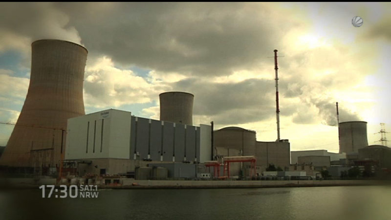 Brand in Schrott-Atomkraftwerk (Foto: SAT.1 NRW)