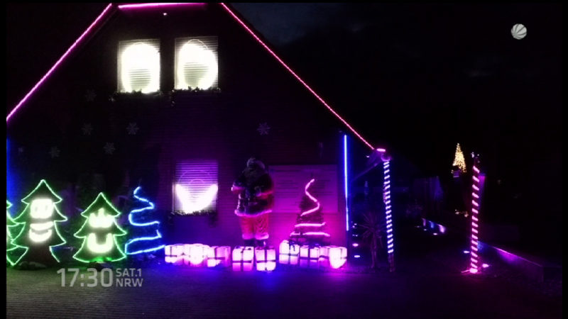 Weihnachtshaus mit eigenem Radiosender (Foto: SAT.1 NRW)