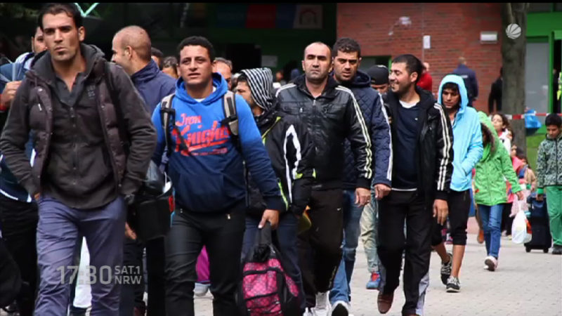 Flüchtlingskrise 2016 - schaffen wir das? (Foto: SAT.1 NRW)