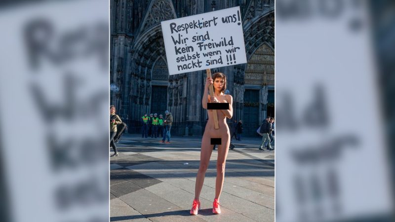 Nacktprotest wird zur Gefahr (Foto: http://www.milomoire.com)