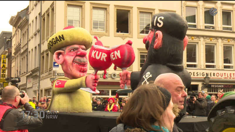 Warum der Düsseldorfer Rosenmontagszug wirklich abgesagt wurde (Foto: SAT.1 NRW)