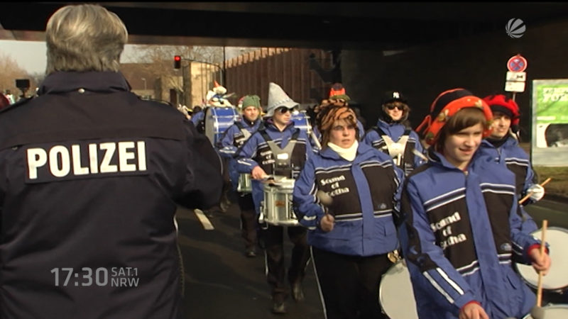 Sicherheit im Kölner Karneval (Foto: SAT.1 NRW)