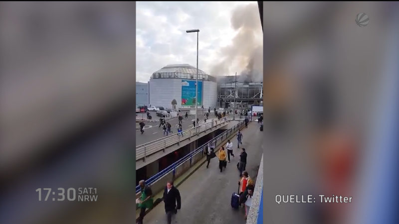Terror in Brüssel (Foto: SAT.1 NRW)