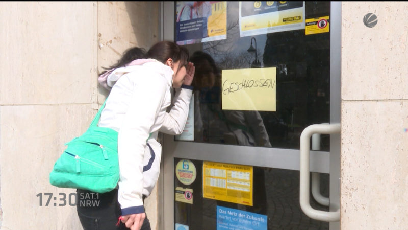 Postfilliale plötzlich geschlossen - Kunden verzweifeln (Foto: SAT.1 NRW)