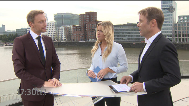 Sommerinterview mit Christian Lindner (FDP) Teil 1 (Foto: SAT.1 NRW)