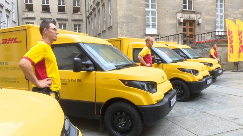 Post liefert mit E-Autos (Foto: SAT.1 NRW)