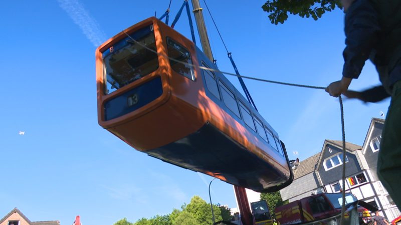 Schwebebahn schwebt ein letztes Mal (Foto: SAT.1 NRW)