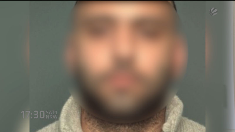 Flucht vorbei - Mörder gefasst (Foto: SAT.1 NRW)