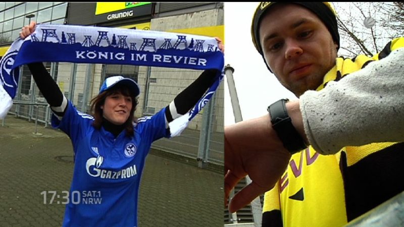 Vorfreude auf das Revierderby (Foto: SAT.1 NRW)