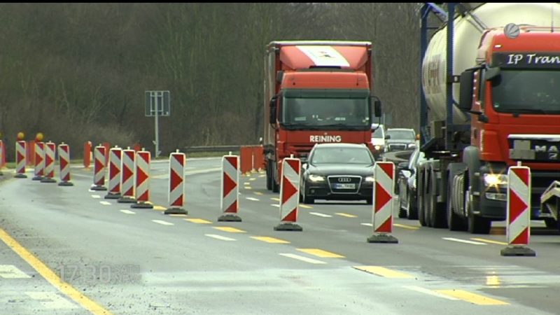 Brückenabriss auf der A 45 (Foto: SAT.1 NRW)