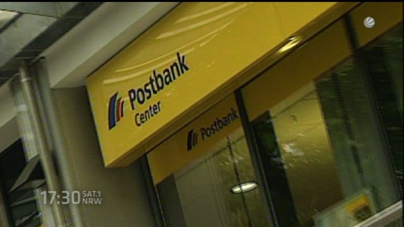 Streik bei der Postbank  (Foto: SAT.1 NRW)