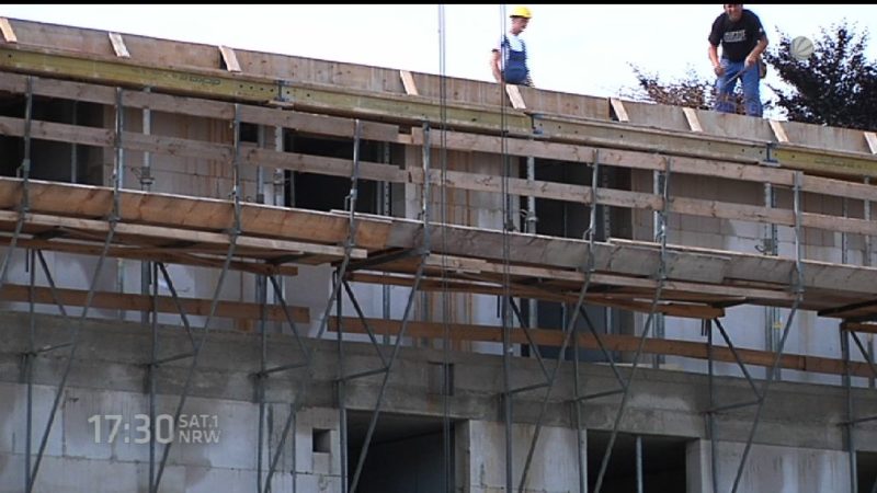 NRW will Wohnungen bauen (Foto: SAT.1 NRW)