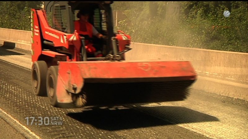 A46-Brücke endlich eröffnet (Foto: SAT.1 NRW)