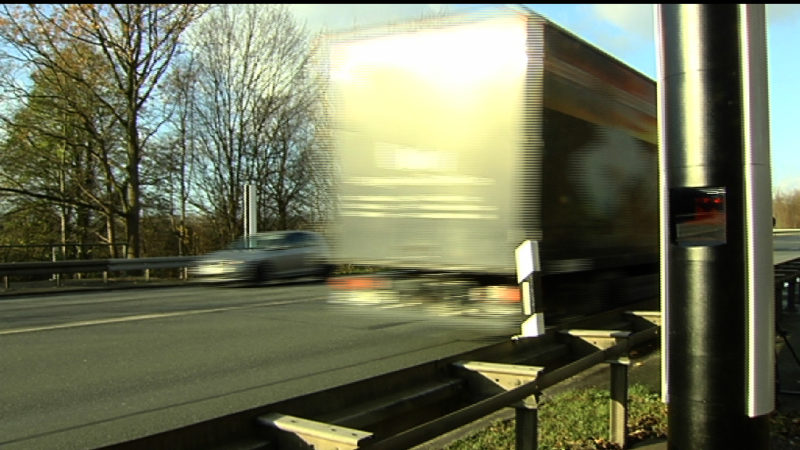 LKW tötet Frau (Foto: SAT.1 NRW)