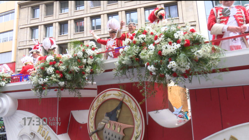 Rosenmontagsvorbereitungen in Köln (Foto: SAT.1 NRW)