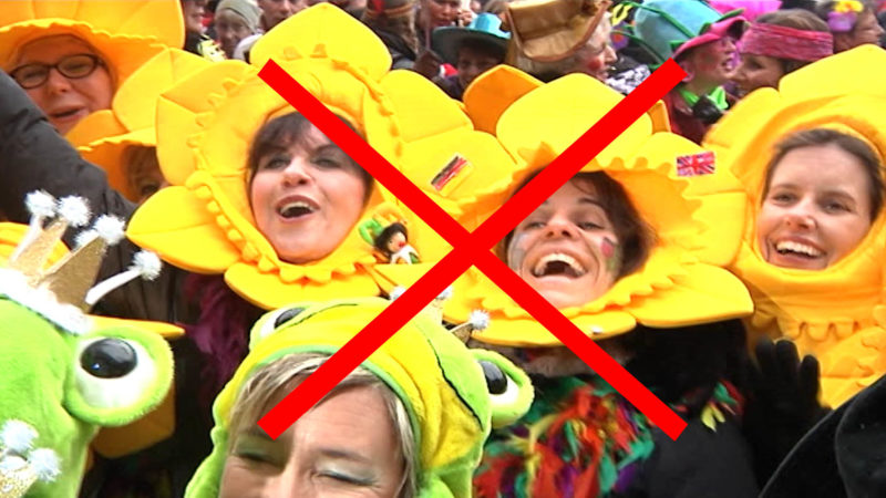 Düsseldorfer Karneval abgesagt (Foto: Sat.1 NRW)