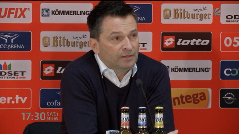 Christian Heidel erleidet Schlaganfall (Foto: SAT.1 NRW)