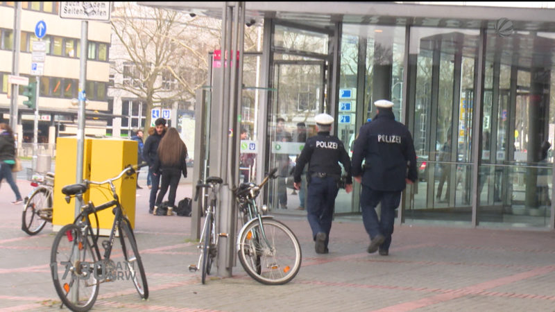 Zu wenig Bundespolizei (Foto: SAT.1 NRW)