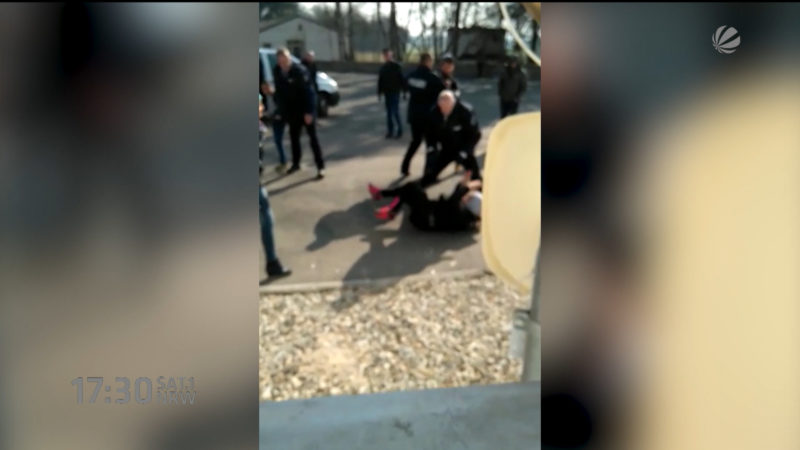 Polizeieinsatz gerät außer Kontrolle (Foto: SAT.1 NRW)