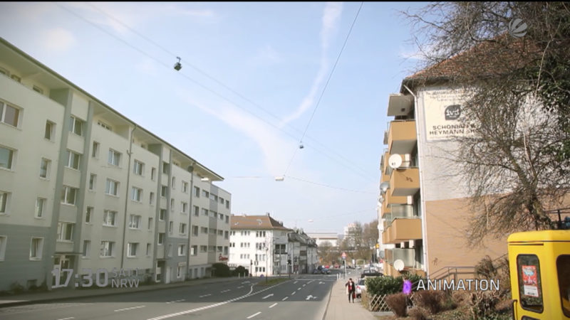 Seilbahn für Wuppertal? (Foto: SAT.1 NRW)