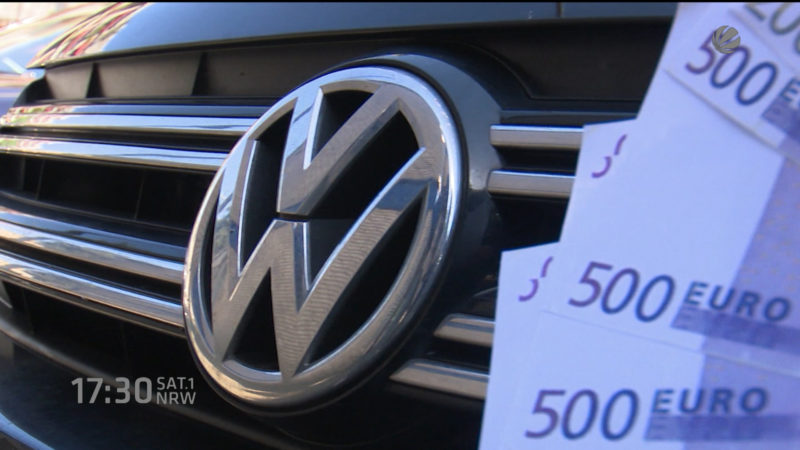 Unternehmer streitet mit VW (Foto: SAT.1 NRW)