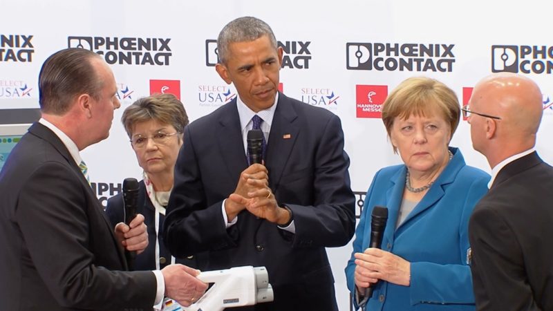 Barack Obama besucht Köln (Foto: SAT.1 NRW)