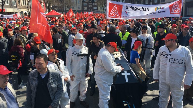 Unsichere Zukunft für Stahlbranche (Foto: SAT.1 NRW)
