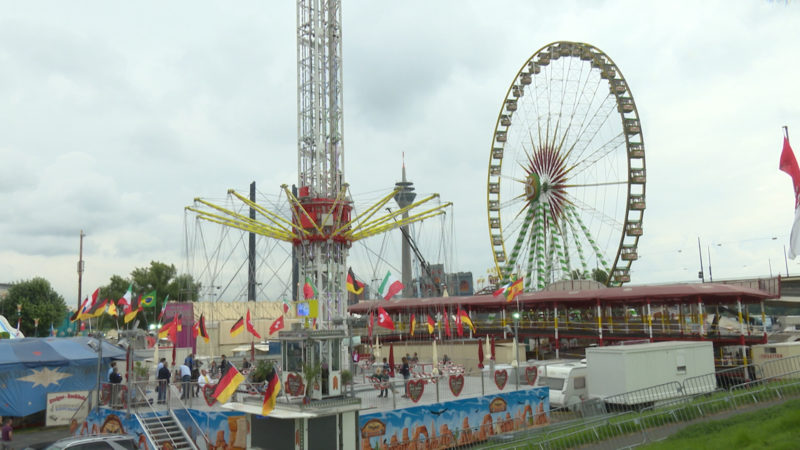 Rheinkirmes vor dem Start (Foto: SAT.1 NRW)