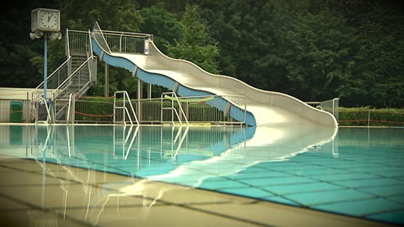 Hunde im Freibad (Foto: SAT.1 NRW)