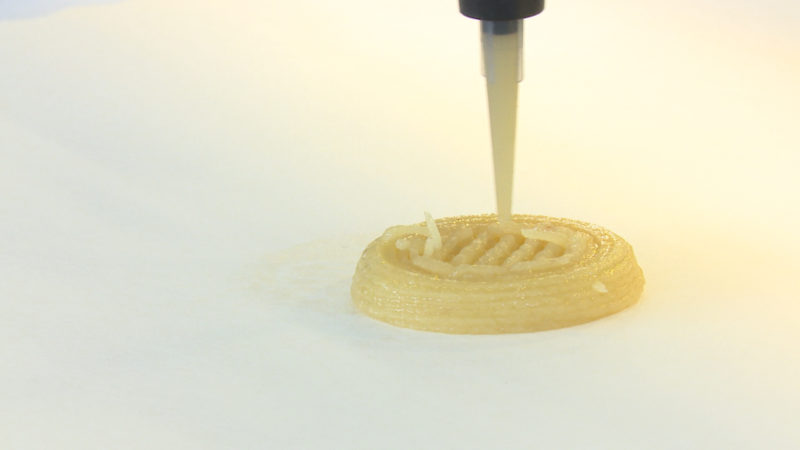 3D-Drucker druckt Essen (Foto: SAT.1 NRW)