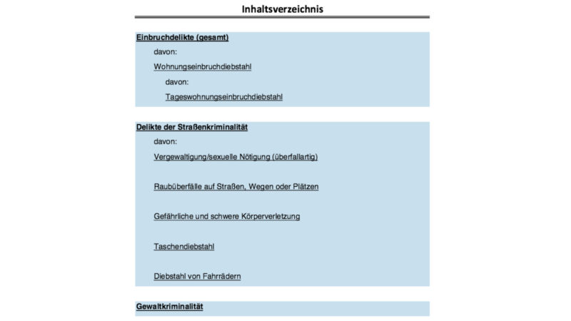 Kriminal-Statistik (Foto: SAT.1 NRW)