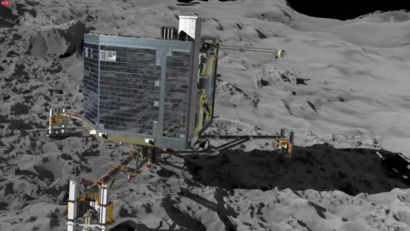 Weltraum-Crash (Foto: ESA)
