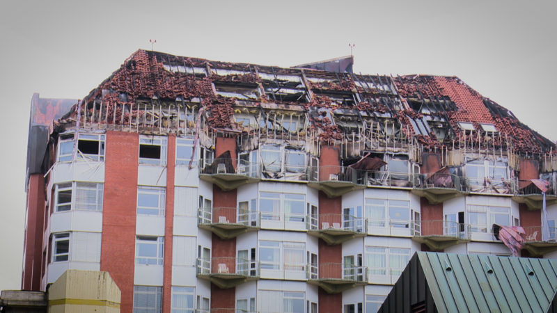 Bergmannsheil-Neubau vor Eröffnung (Foto: SAT.1 NRW)