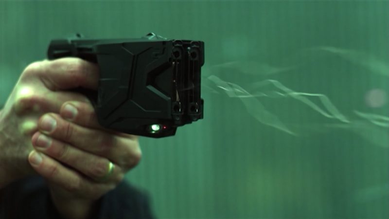 Elektrotaser für Polizei? (Foto: SAT.1 NRW)