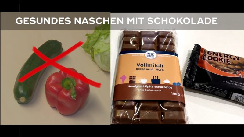 Gesundes Naschen auf Süßwarenmesse (Foto: SAT.1 NRW)