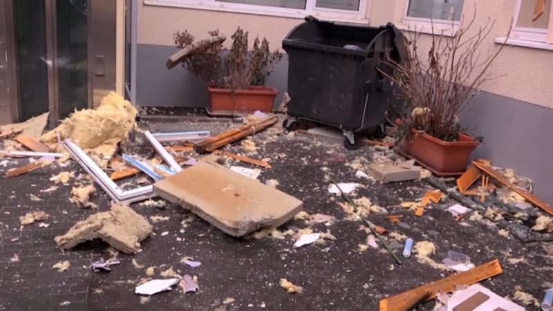 Explosion offenbart Drogenlabor (Foto: SAT.1 NRW)