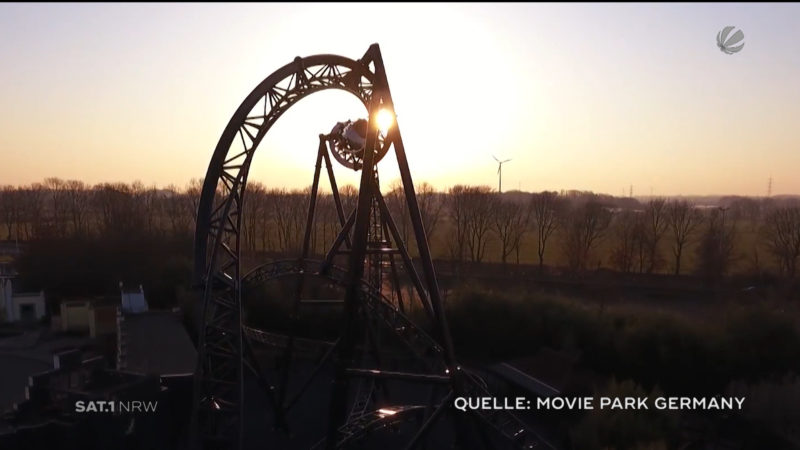 Movie Park Germany präsentiert Star Trek Achterbahn (Foto: SAT.1 NRW)