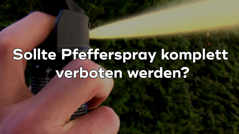Pfefferspray in der Kritik (Foto: SAT.1 NRW)