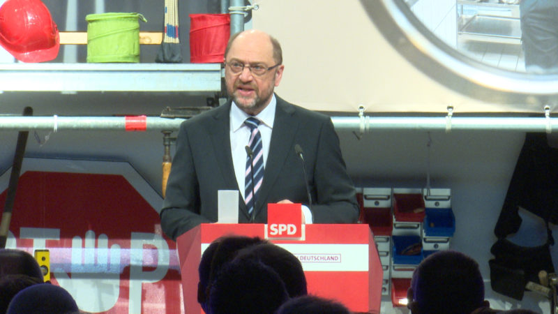 Martin Schulz will Korrekturen der Agenda 2010 (Foto: SAT.1 NRW)